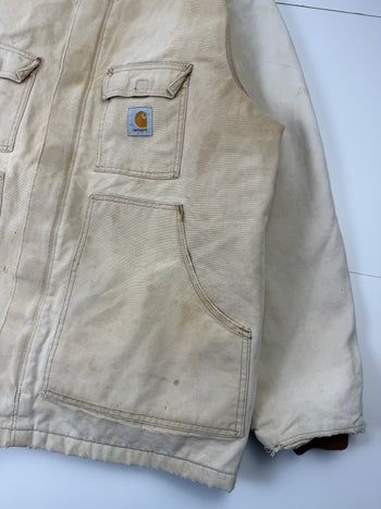 Vintage Carhartt Arctic Work Jacket Beige