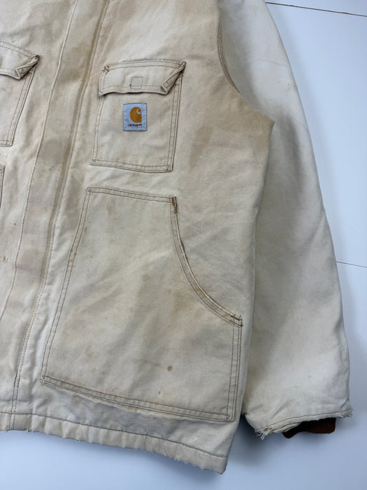 Vintage Carhartt Arctic Work Jacket Beige | Vitnage Clothing Store Canada