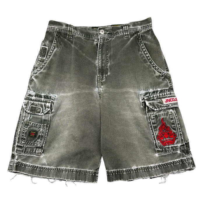 Vintage JNCO Jeans Cargo Shorts Green | Vitnage Clothing Store Canada