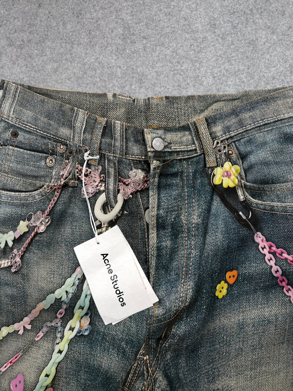 Acne Studios 1981 Trompe L'Oeil Loose Fit Shorts