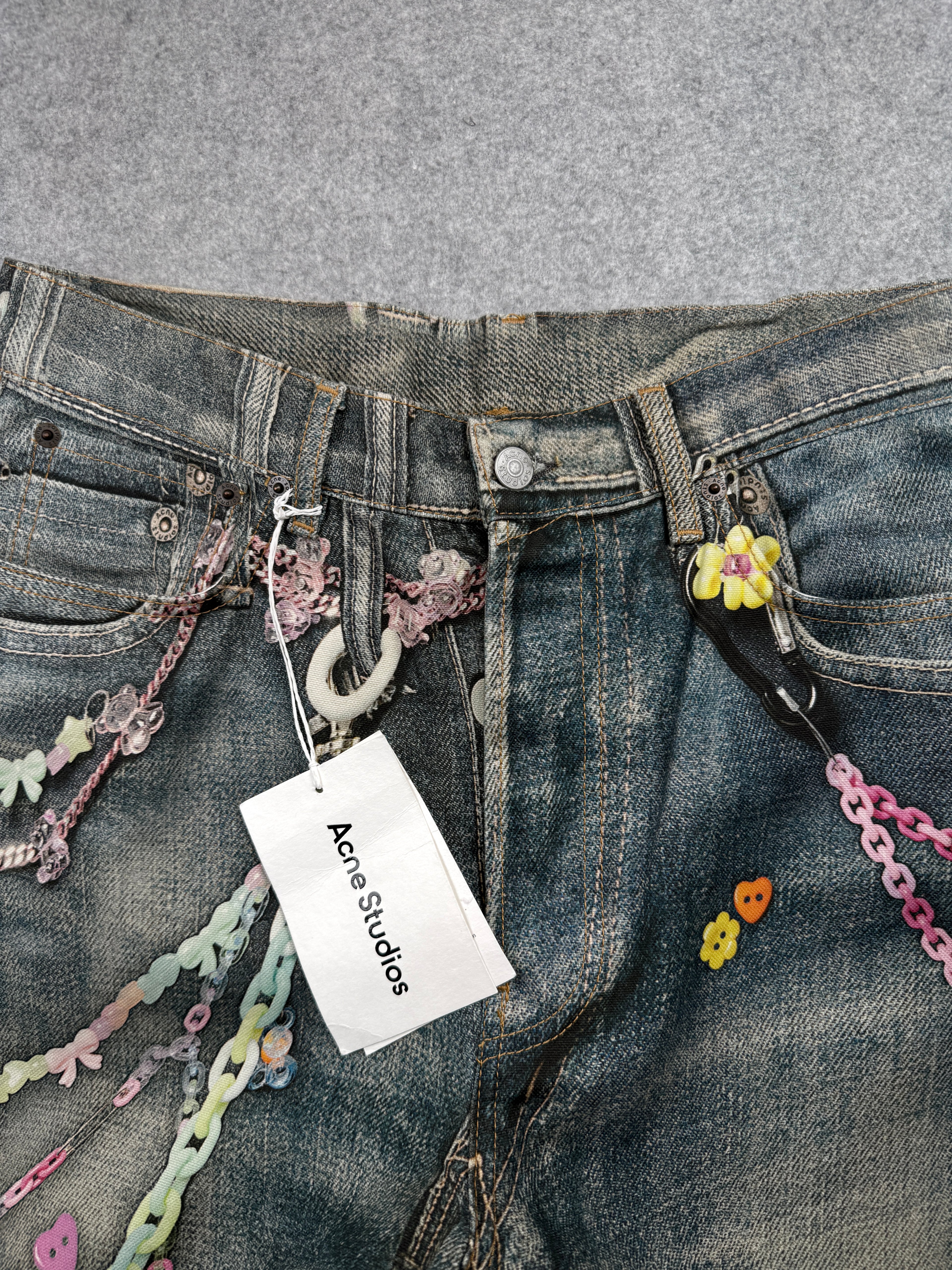 Acne Studios 1981 Trompe L'Oeil Loose Fit Shorts