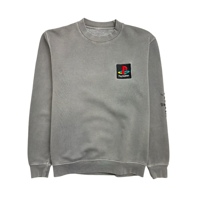 Travis Scott PlayStation Classic Crewneck Washed Grey (USED)