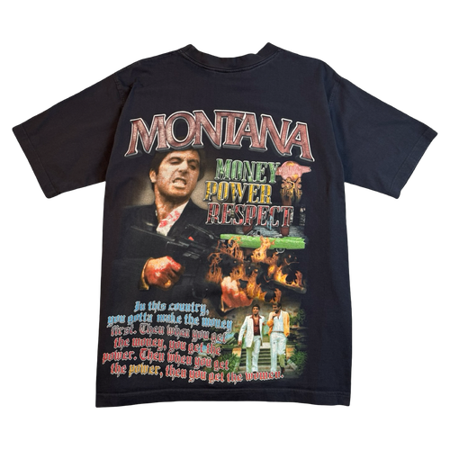 Marino Morwood Scarface Tee Black (USED) | Vintage Clothing Store Canada