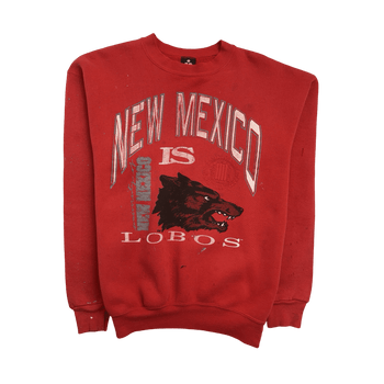 (M) Vintage New Mexico Lobos Sweatshirt Red