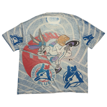 Vintage 1993 Toronto Blue Jays Looney Tunes AOP Tee