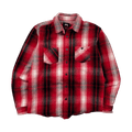 Stussy Plaid Button-Up Shirt Red (USED)