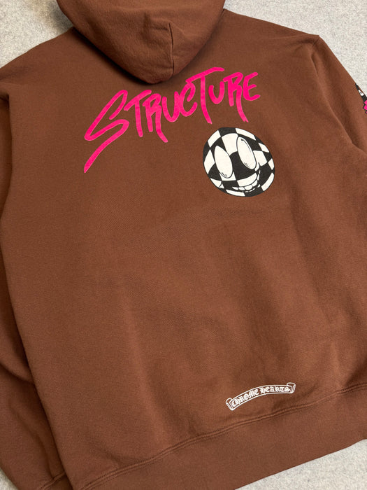 Chrome Hearts Matty Boy Structure Hoodie Brown | Vitnage Clothing Store Canada