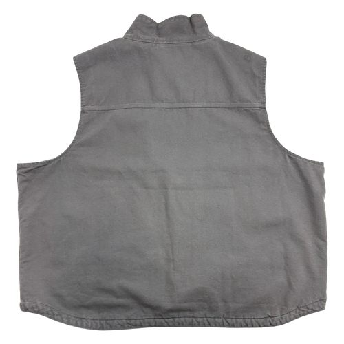 Carhartt Fleece Lined Work Vest Grey | Vintage Clothing Store Canada