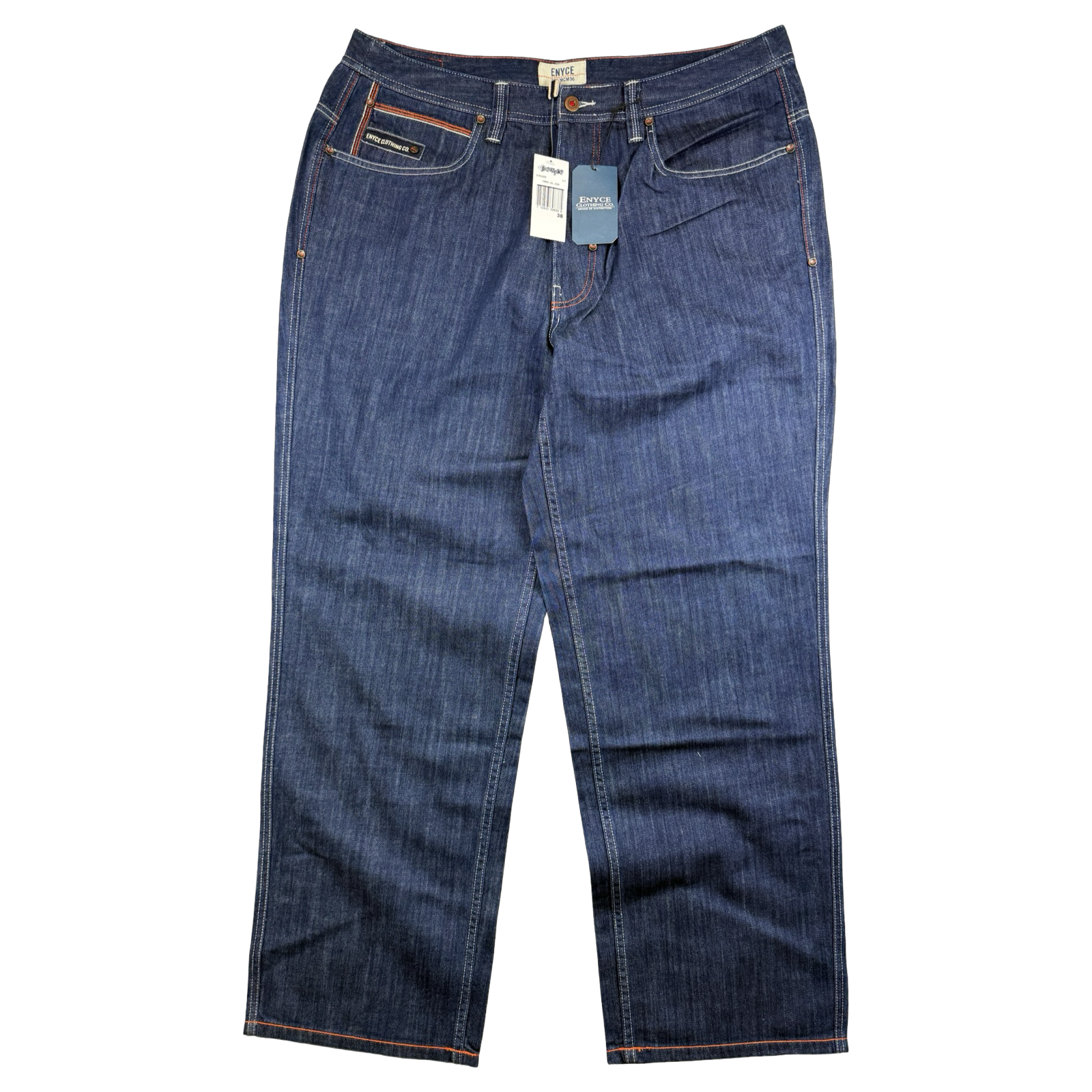 Vintage Y2K Enyce Embroidered Label Jeans Dark Blue