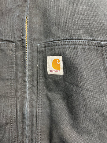 Vintage Carhartt Hooded Jacket Black