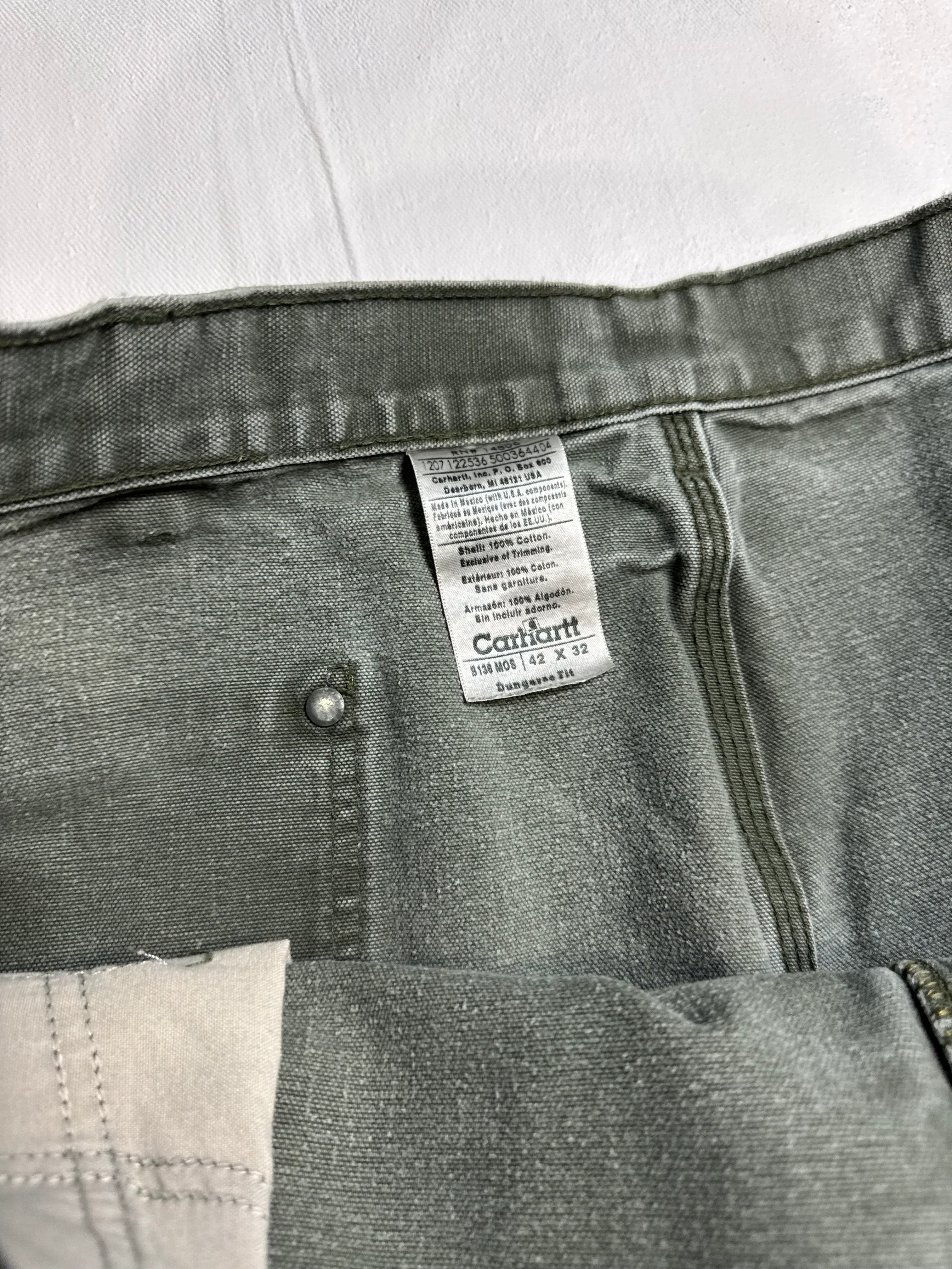 Carhartt Double Knee Carpenter Pants Green