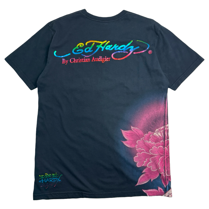 Ed Hardy Christian Audigier Death or Glory Tee Black | Vitnage Clothing Store Canada