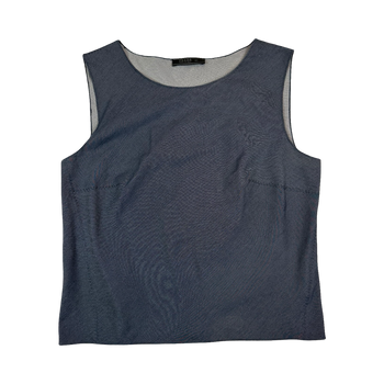 Women’s Prada Vintage Polyester Blouse Blue