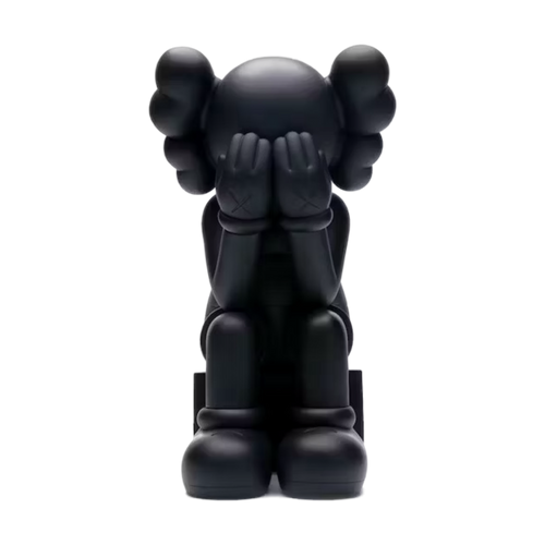 KAWS Passing Through Open Edition Vinyl Figure Black | Vintage Clothing Store Canada