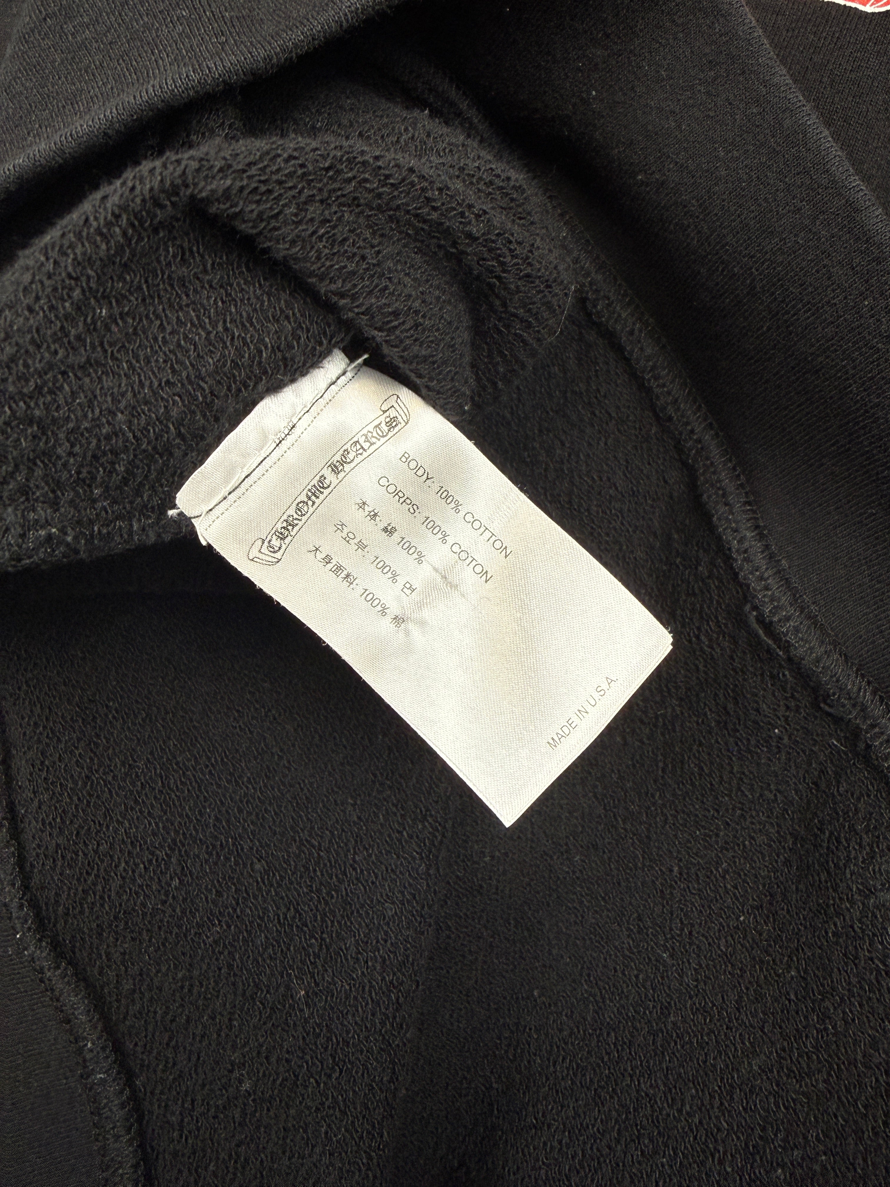 Chrome Hearts Matty Boy Stay Fast Hoodie Black
