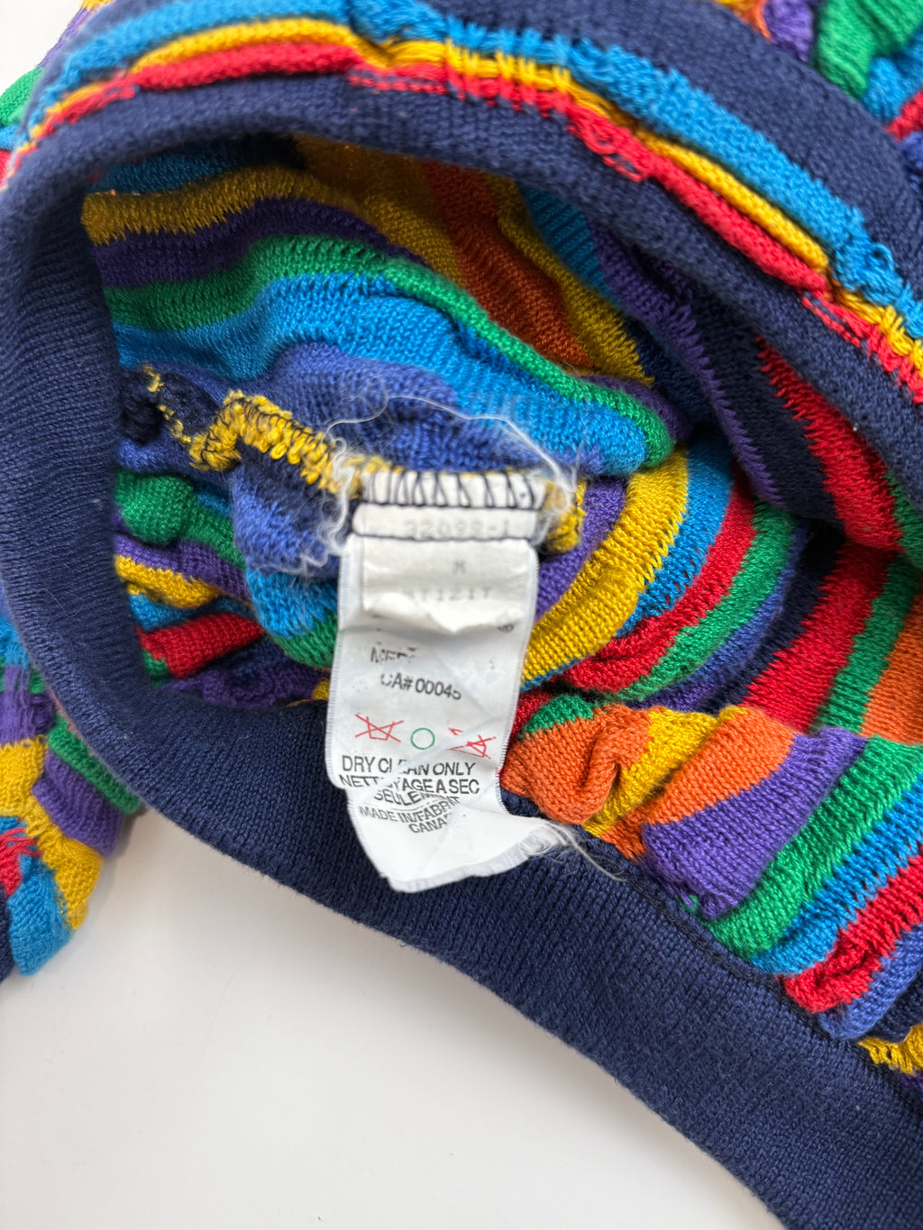 Vintage Tundra Coogi Style 3D Knit Multi