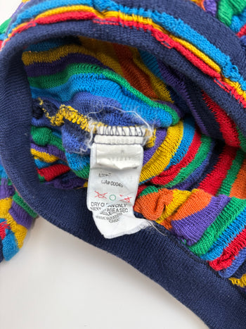 Vintage Tundra Coogi Style 3D Knit Multi