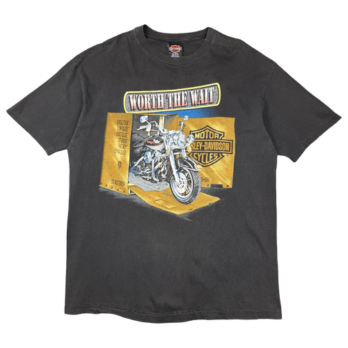 Vintage Harley Davidson Worth The Wait Tee Black | Vintage Clothing Store Canada