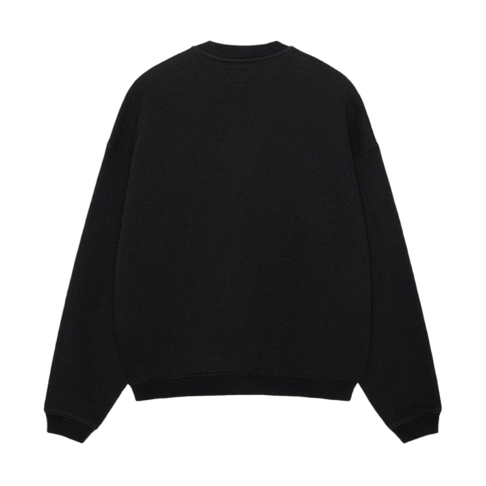 Stussy Big Crackle Sport Sweatshirt Washed Black | Vitnage Clothing Store Canada