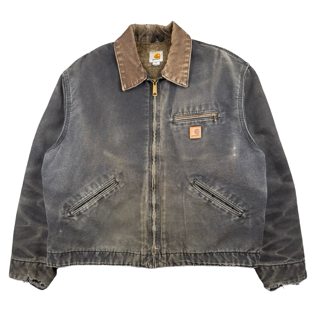 Vintage Carhartt Detroit Jacket Faded Black