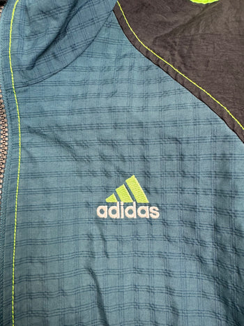 Vintage 90s Adidas Windbreaker Zip-Up Jacket