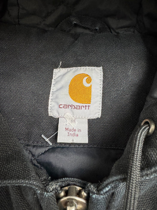 Vintage Carhartt Hooded Jacket Black | Vitnage Clothing Store Canada