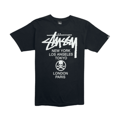 Stussy x Mastermind Tee Black (USED) | Vintage Clothing Store Canada