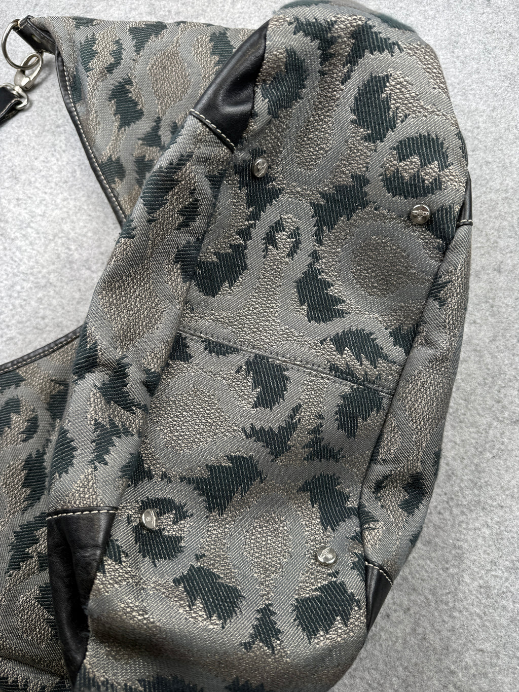 Vivienne Westwood Jacquard Hobo Shoulder Bag