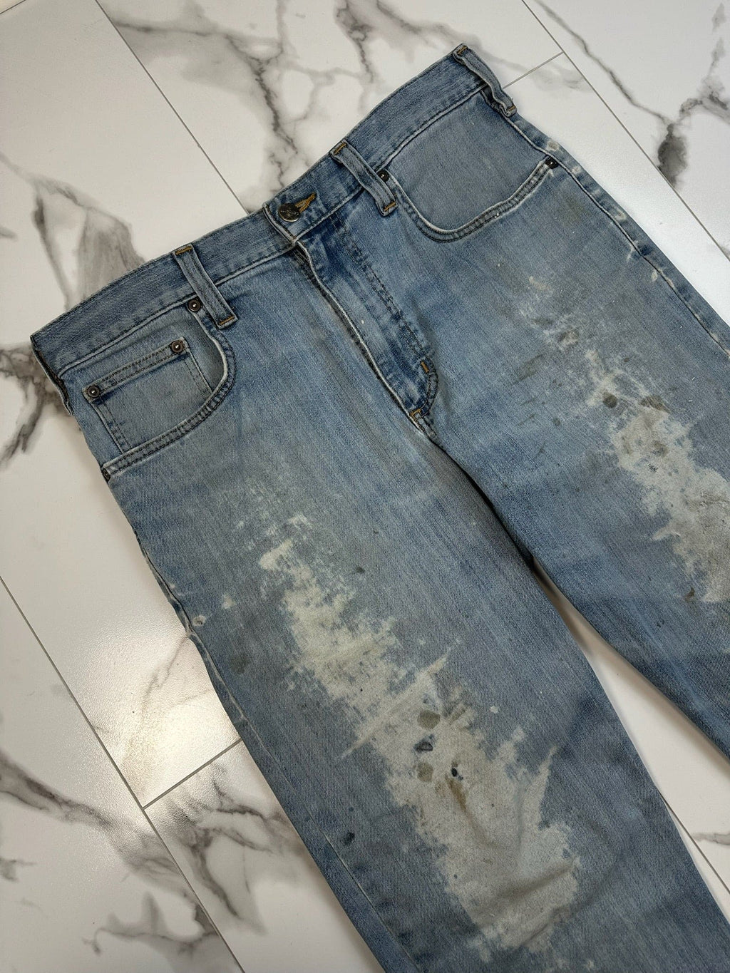 Carhartt Carpenter Pants Light Blue Denim