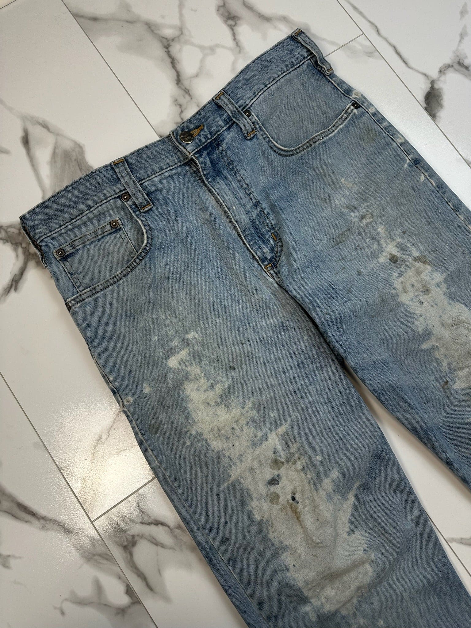 Carhartt Carpenter Pants Light Blue Denim