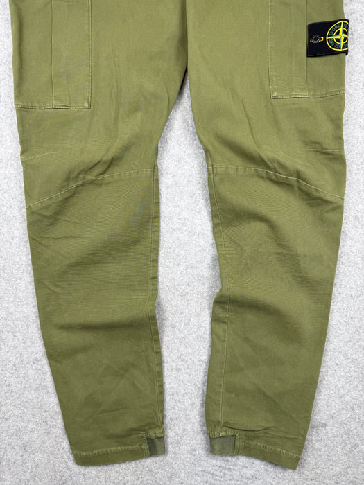 Stone Island Cargo Pants Olive (USED) | Vitnage Clothing Store Canada