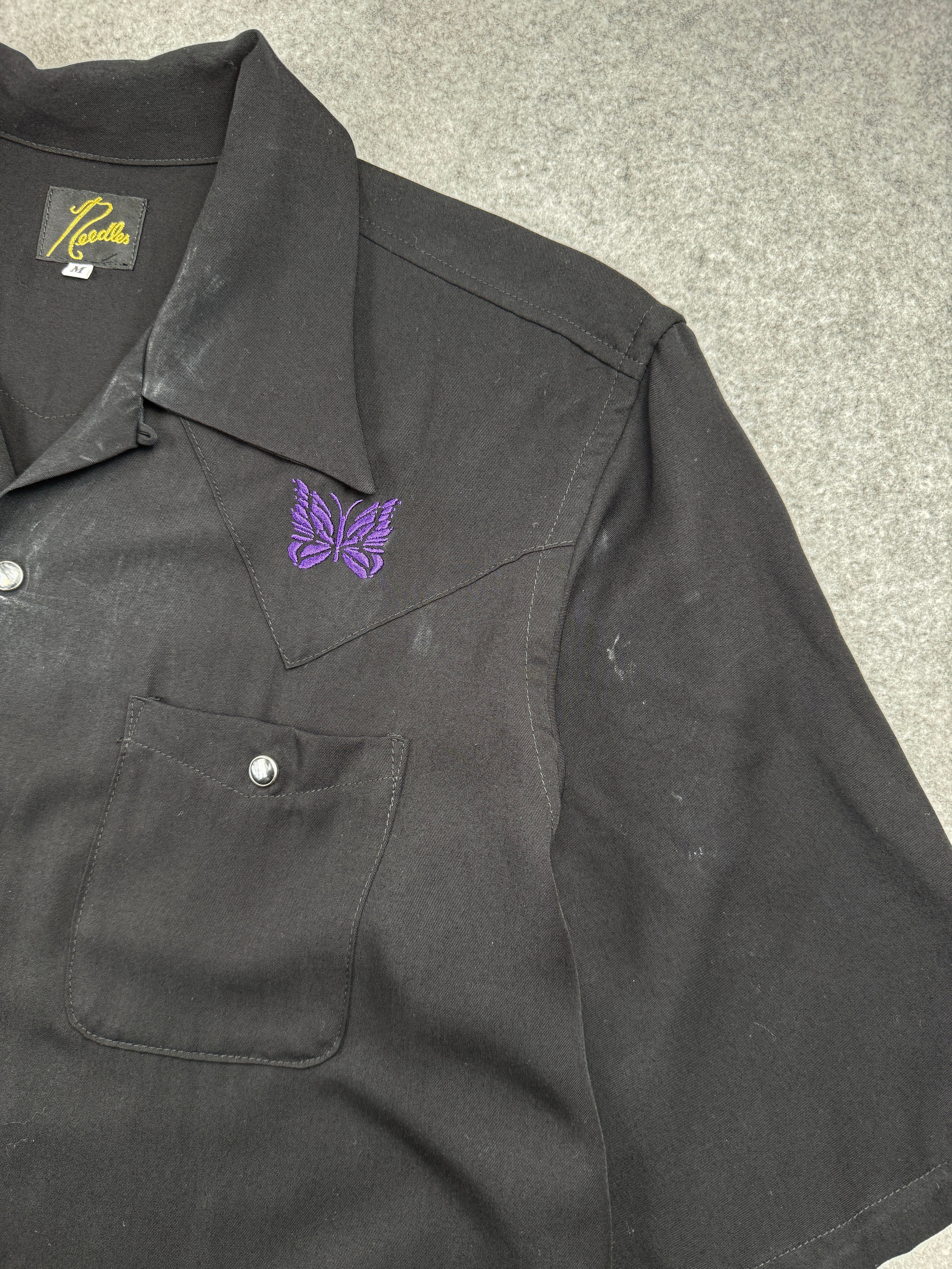 Needles Cowboy One-Up Shirt Black (USED)