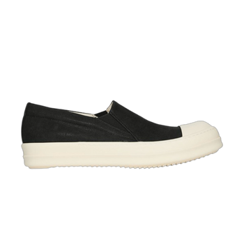 Rick Owen’s DRKSHDW Boat Slip On Black Milk (USED, NO BOX)
