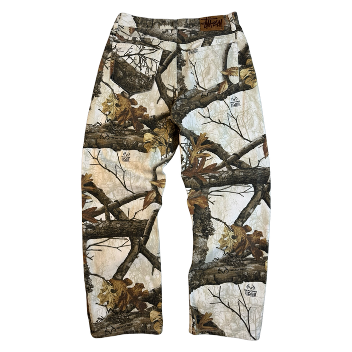 Stussy Realtree Camo Jeans White (USED) | Vitnage Clothing Store Canada