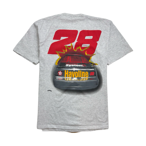 Vintage 90s Ernie Irvan Nascar Tee White | Vintage Clothing Store Canada