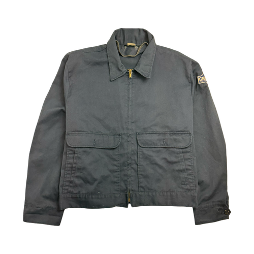 (XL) Vintage Topps Canvas Work Jacket Navy | Vintage Clothing Store Canada