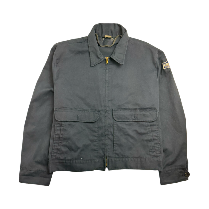 (XL) Vintage Topps Canvas Work Jacket Navy | Vitnage Clothing Store Canada