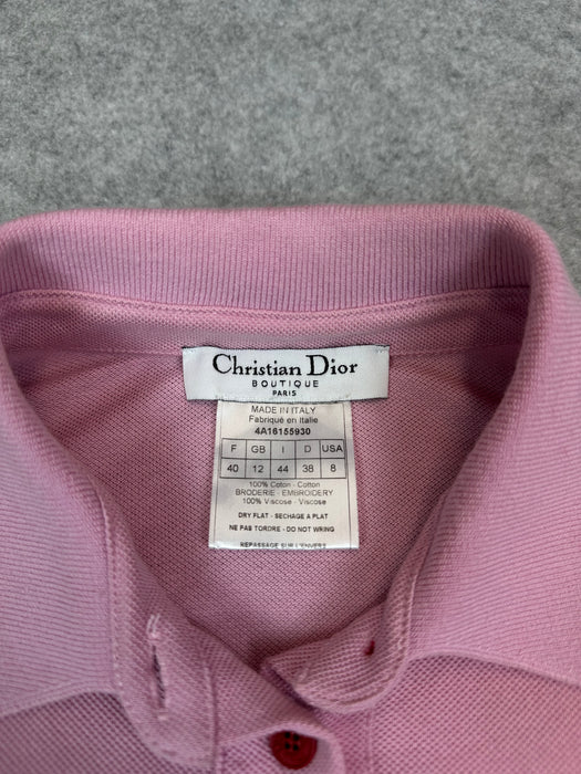 Women’s Christian Dior Polo Long Sleeve Pink | Vitnage Clothing Store Canada