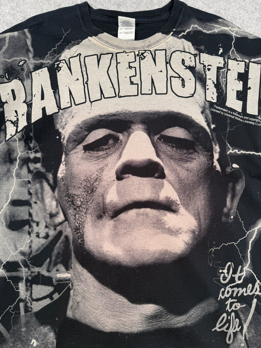 Vintage Frankenstein Monster Tee Black | Vitnage Clothing Store Canada