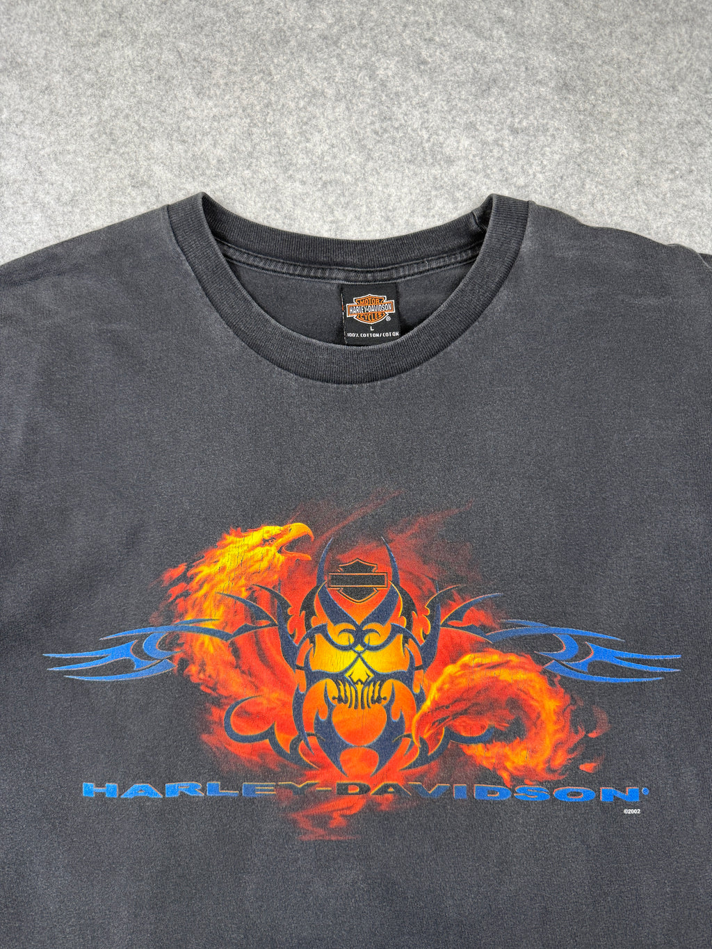 Vintage Harley Davidson Phoenix Abu Dhabi Tee Black