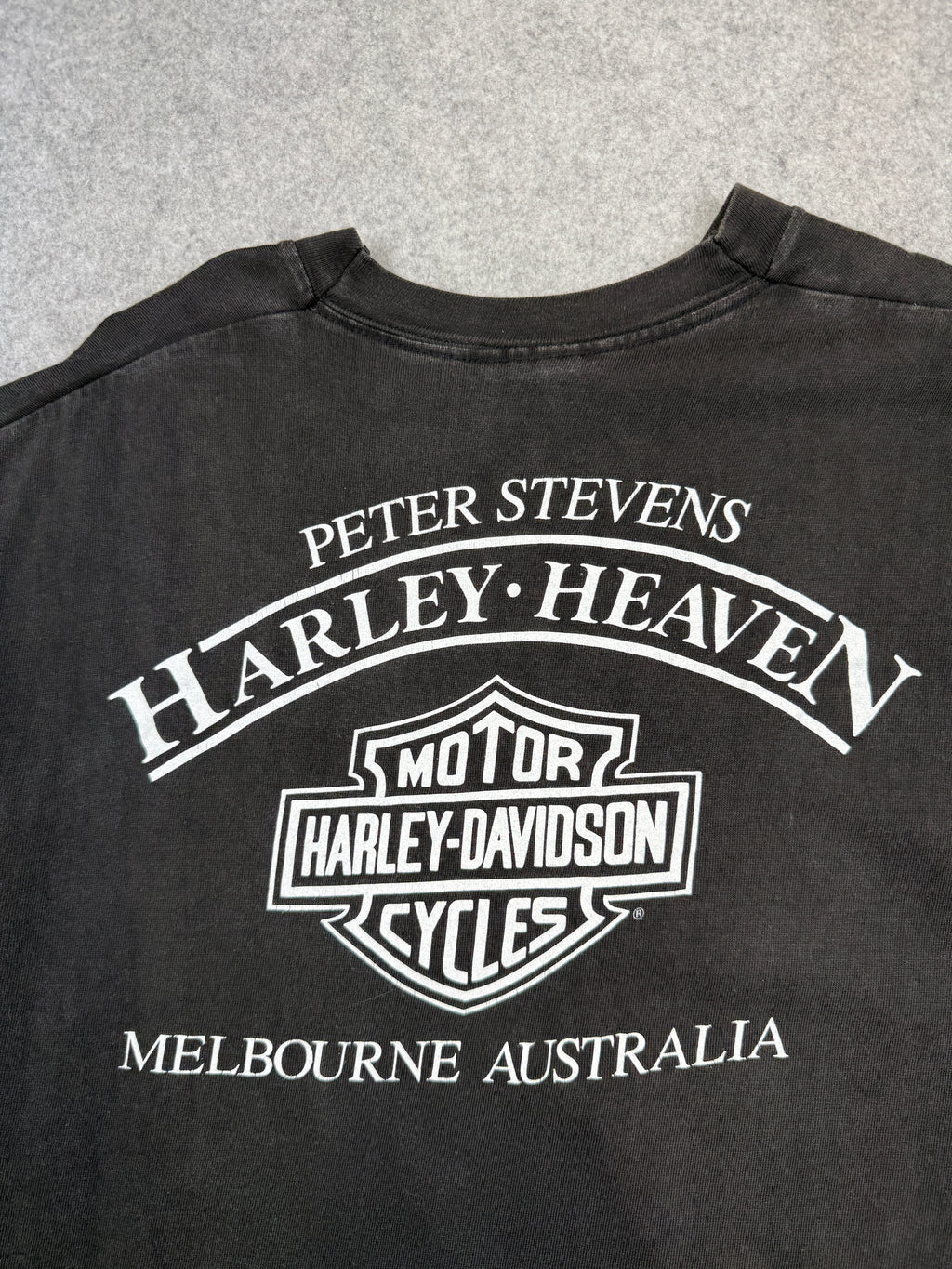 Vintage Harley Davidson Roo Country Tee Black