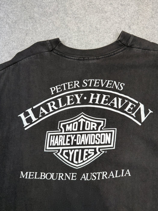 Vintage Harley Davidson Roo Country Tee Black | Vitnage Clothing Store Canada