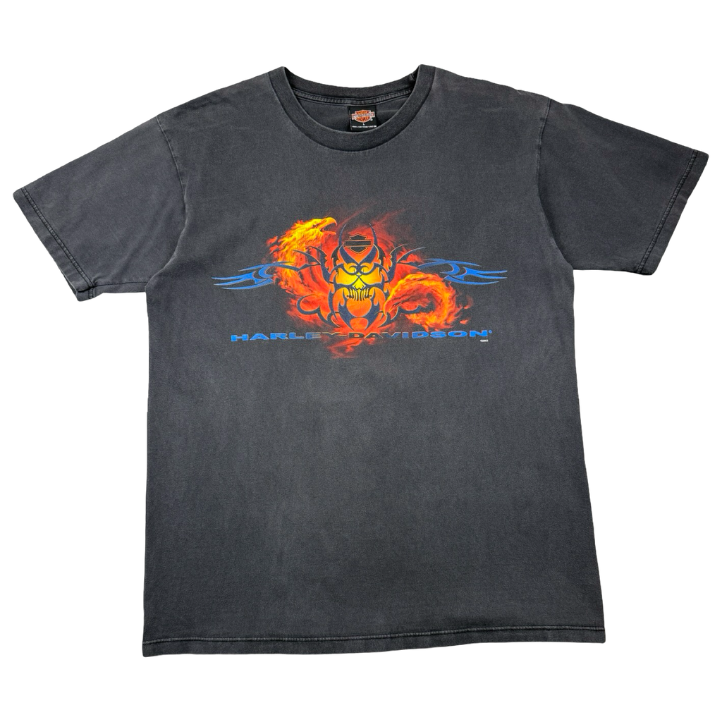 Vintage Harley Davidson Phoenix Abu Dhabi Tee Black