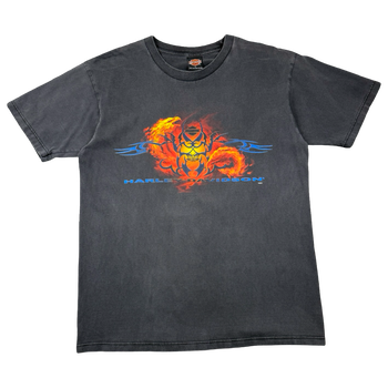 Vintage Harley Davidson Phoenix Abu Dhabi Tee Black