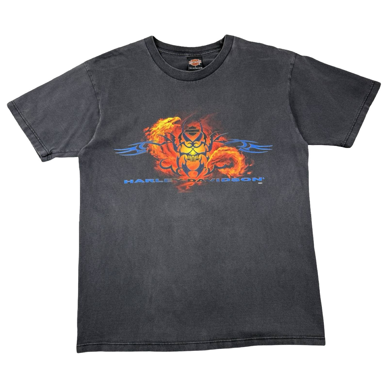 Vintage Harley Davidson Phoenix Abu Dhabi Tee Black