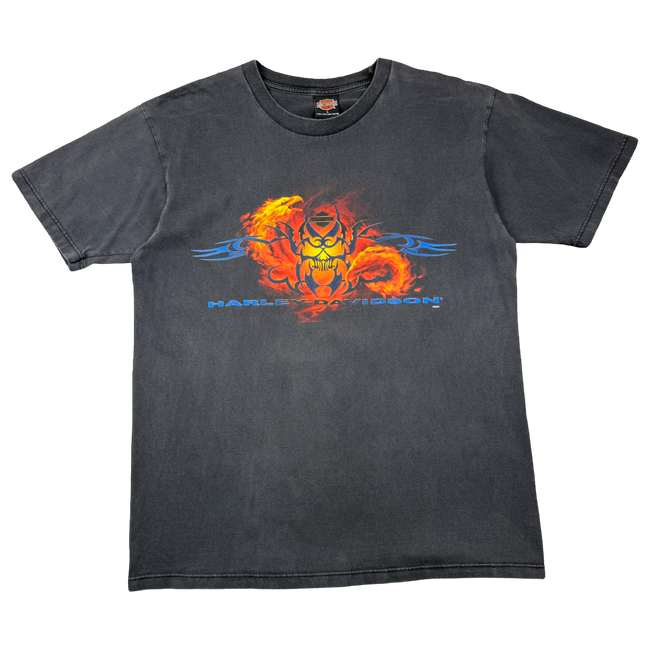 Vintage Harley Davidson Phoenix Abu Dhabi Tee Black