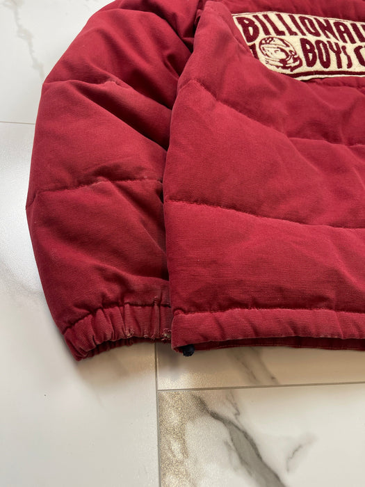 Billionaire Boys Club Canvas Puffer Jacket Red (USED) | Vitnage Clothing Store Canada