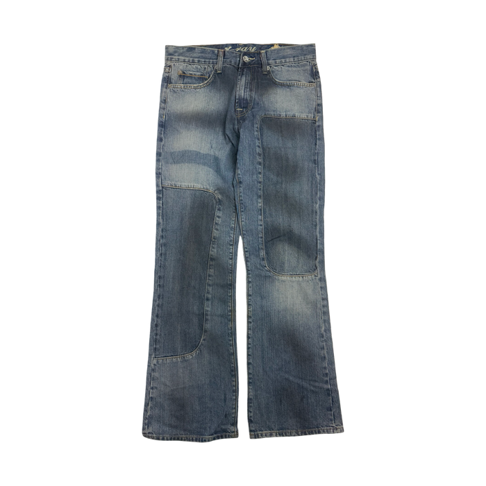 Vintage Y2k Xray Denim Pants Dark | Vitnage Clothing Store Canada