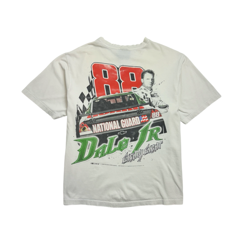 (L) Vintage '08 Dale Earnhardt Jr. Nascar Tee White | Vintage Clothing Store Canada