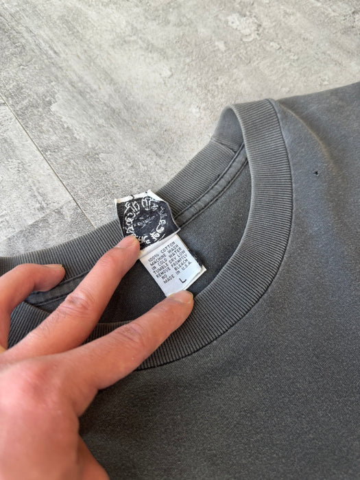 Vintage Faded Chrome Hearts Snowflake Horse shoe T-shirt Cropped | Vitnage Clothing Store Canada